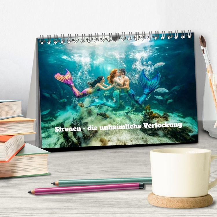 Produktbild: Sirenen - die unheimliche Verlockung (Tischkalender 2027 DIN A5 quer), CALVENDO Monatskalender