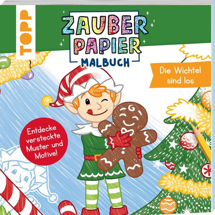 Bild vom Artikel Zauberpapier Malbuch Weihnachten: Die Wichtel sind los vom Autor Natascha Pitz