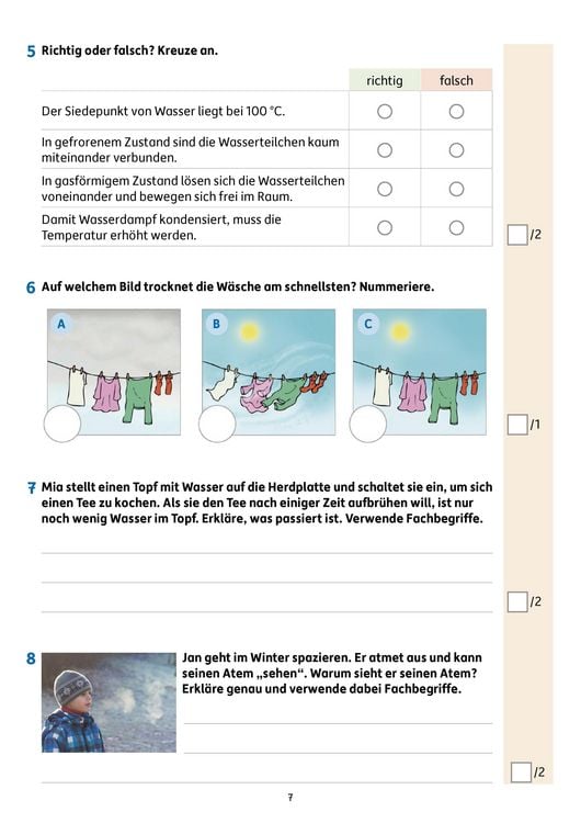 Produktbild: &Uuml;bungsheft mit Tests im Sachunterricht 4. Klasse