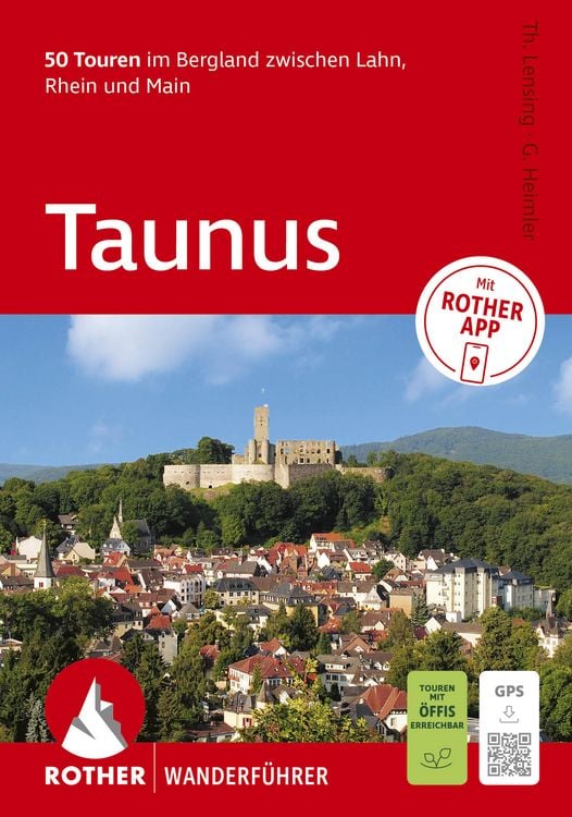 Produktbild: ROTHER Wanderf&uuml;hrer Taunus. 50 Touren im Bergland zwischen Lahn, Rhein und Main