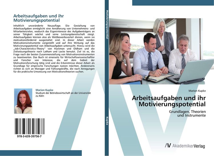 Produktbild: Arbeitsaufgaben und ihr Motivierungspotential