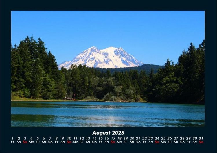 Produktbild: Die Seen der Erde 2025 Fotokalender DIN A4