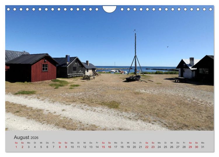Produktbild: Gotland - Perle der Ostsee (Wandkalender 2026 DIN A4 quer), CALVENDO Monatskalender