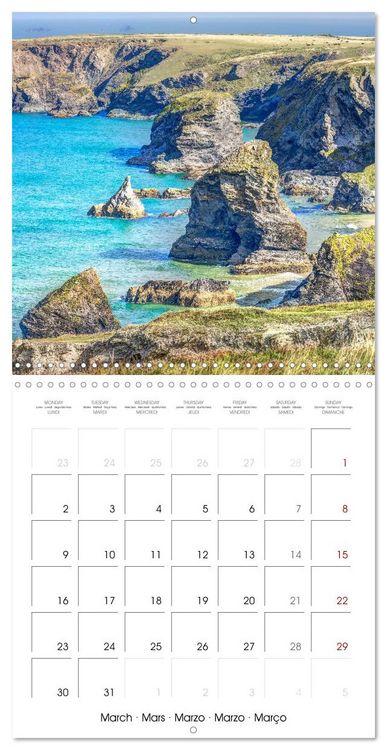 Produktbild: South England - Impressions from south western counties (Wall Calendar 2026 12 &times; 12 Inch) CALVENDO 12 Month Wall Calendar