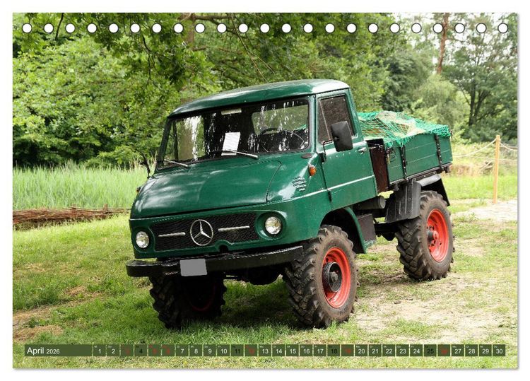 Produktbild: Historische Nutzfahrzeuge (Tischkalender 2026 DIN A5 quer), CALVENDO Monatskalender
