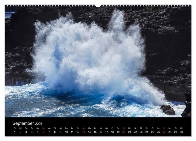Produktbild: The Unknown HAWAII (Wandkalender 2026 DIN A2 quer), CALVENDO Monatskalender