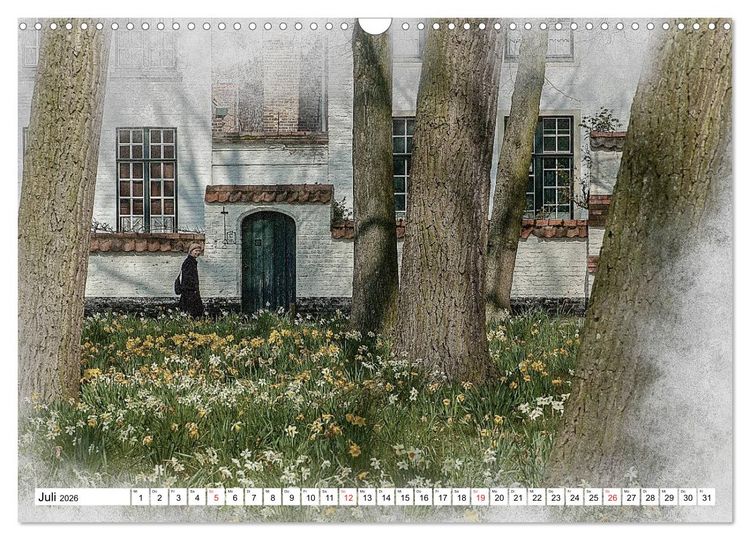 Produktbild: Br&uuml;gge, die Perle von Flandern (Wandkalender 2026 DIN A3 quer), CALVENDO Monatskalender