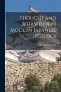 Produktbild: Thought and Behaviour in Modern Japanese Politics