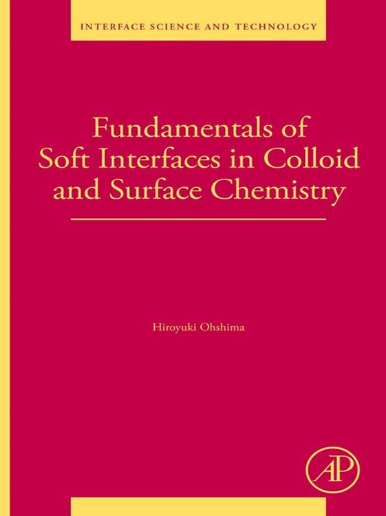 Produktbild: Fundamentals of Soft Interfaces in Colloid and Surface Chemistry