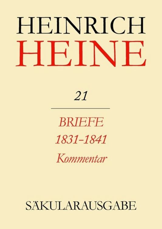 Produktbild: Briefe 1831-1841. Kommentar