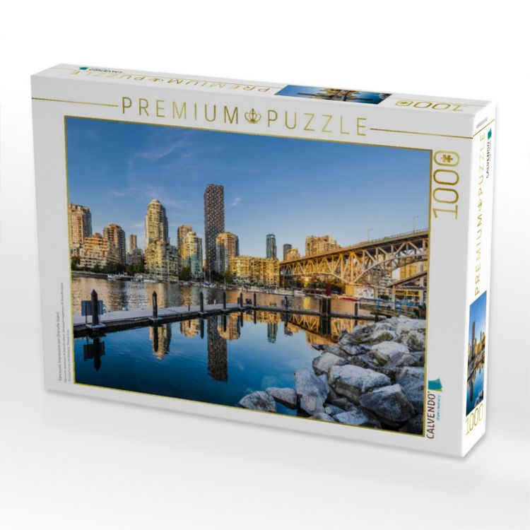 Produktbild: CALVENDO Puzzle Vancouver Impression von Granville Island | 1000 Teile Lege-Gr&ouml;&szlig;e 64x48cm Foto-Puzzle f&uuml;r gl&uuml;ckliche Stunden