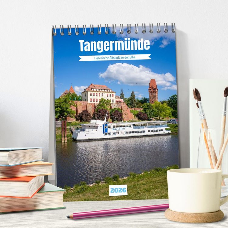 Produktbild: Tangerm&uuml;nde - Historische Altstadt an der Elbe (Tischkalender 2026 DIN A5 hoch), CALVENDO Monatskalender