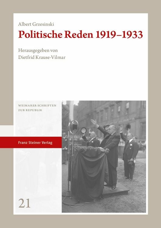 Produktbild: Politische Reden 1919-1933