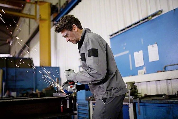 Produktbild: Bosch Professional GWS 14-125 S 0.601.7D0.100 Winkelschleifer 125 mm 1400 W