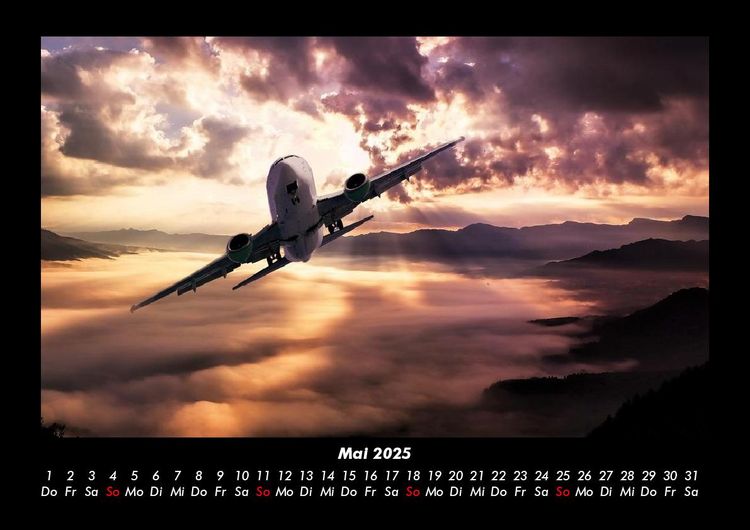 Produktbild: Flugzeuge 2025 Fotokalender DIN A3