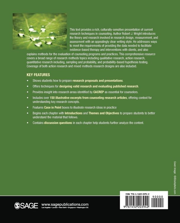 Produktbild: Research Methods for Counseling