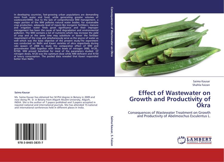 Produktbild: Effect of Wastewater on Growth and Productivity of Okra