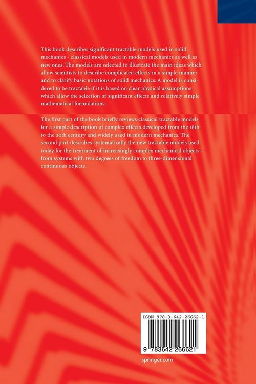 Produktbild: Tractable Models of Solid Mechanics
