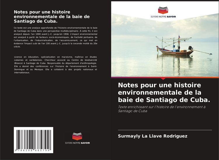 Produktbild: Notes pour une histoire environnementale de la baie de Santiago de Cuba.