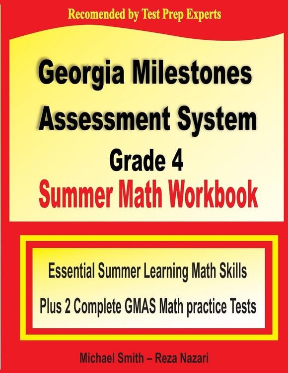 Produktbild: Georgia Milestones Assessment System Grade 4 Summer Math Workbook