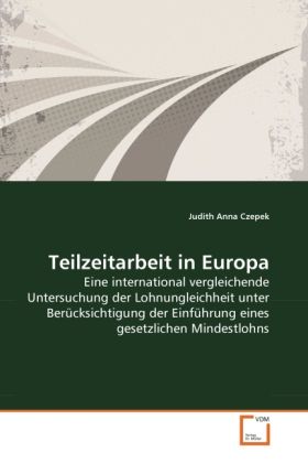 Produktbild: Czepek, J: Teilzeitarbeit in Europa