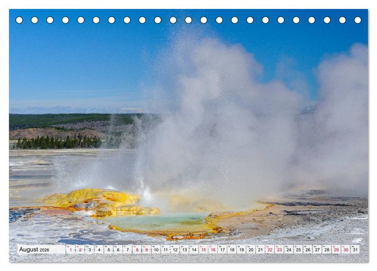 Produktbild: Sehnsuchts Landschaften im Amerikanischen Westen (Tischkalender 2026 DIN A5 quer), CALVENDO Monatskalender