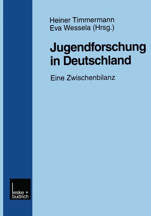 Produktbild: Jugendforschung in Deutschland