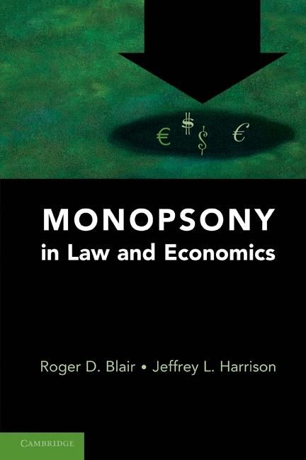 Produktbild: Monopsony in Law and Economics