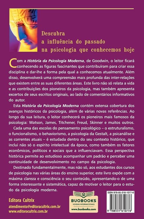 Produktbild: Hist&oacute;ria da Psicologia Moderna