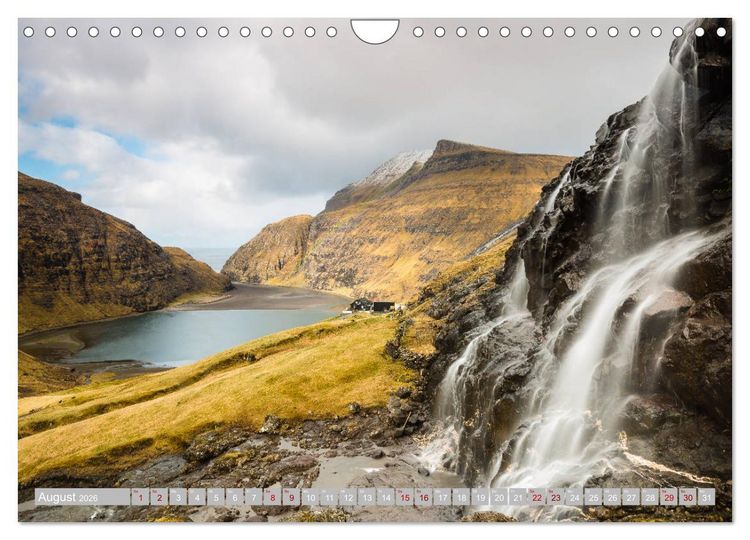 Produktbild: Traumlandschaft im Nordatlantik. F&auml;r&ouml;er Inseln (Wandkalender 2026 DIN A4 quer), CALVENDO Monatskalender
