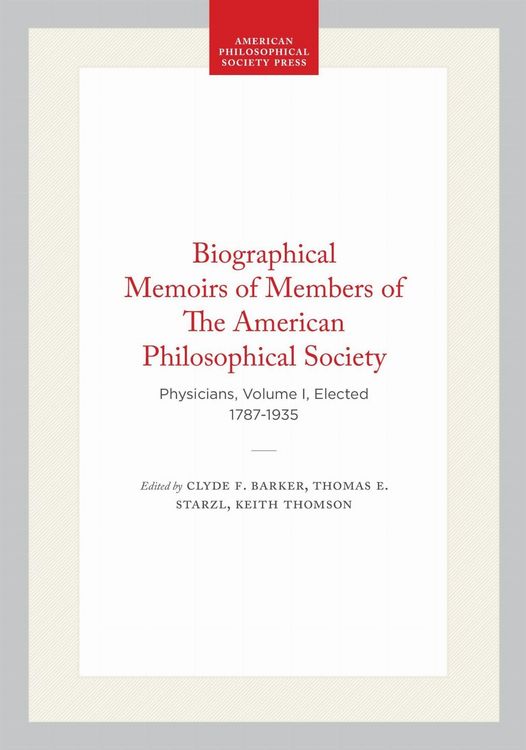 Produktbild: Biographical Memoirs of Members of the American Philosophical Society