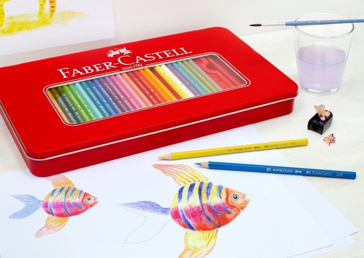 Produktbild: Faber-Castell Buntstift hexagonal 60er Metalletui