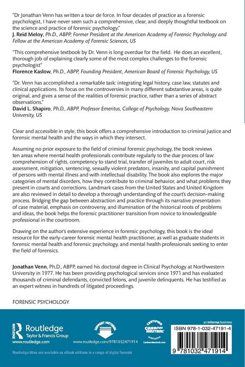 Produktbild: Crime and Psychology