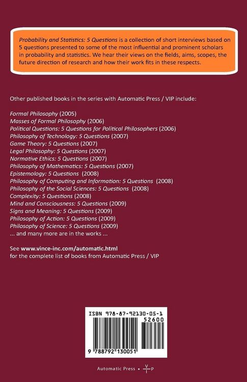 Produktbild: Probability and Statistics