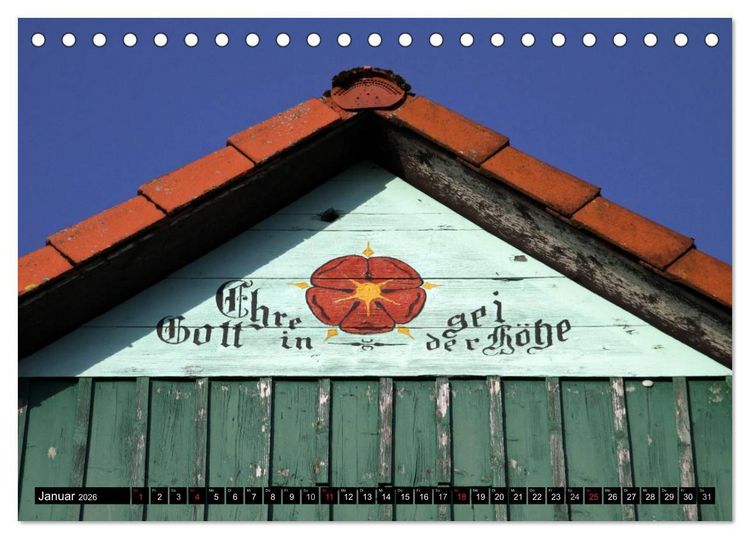 Produktbild: Lippische Rosen (Tischkalender 2026 DIN A5 quer), CALVENDO Monatskalender