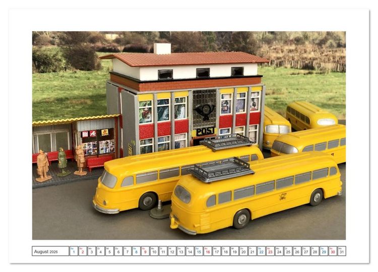 Produktbild: Architektur in Miniatur (Wandkalender 2026 DIN A4 quer), CALVENDO Monatskalender