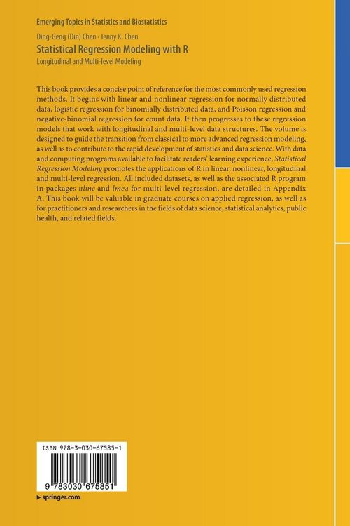 Produktbild: Statistical Regression Modeling with R