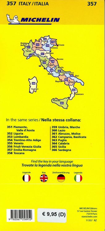 Produktbild: Michelin Emilia Romagna
