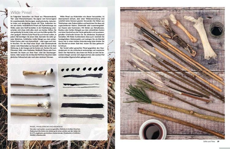 Produktbild: Wild und bunt &ndash; selbst gemachte Zeichenmaterialien aus der Natur