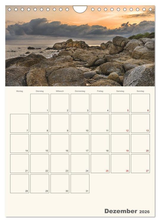 Produktbild: Sommertage in der Bretagne (Wandkalender 2026 DIN A4 hoch), CALVENDO Monatskalender