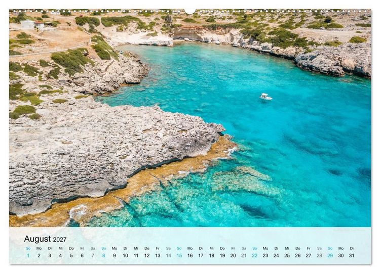Produktbild: Griechenland - Inselparadies in Europa (Wandkalender 2027 DIN A2 quer), CALVENDO Monatskalender