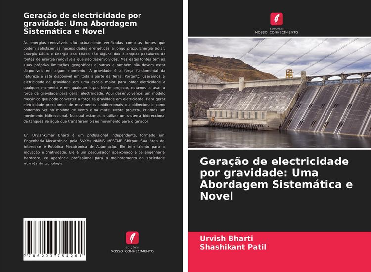 Produktbild: Gera&ccedil;&atilde;o de electricidade por gravidade: Uma Abordagem Sistem&aacute;tica e Novel