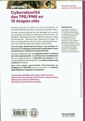 Produktbild: Cybers&eacute;curit&eacute; des TPE/PME en 10 &eacute;tapes cl&eacute;s