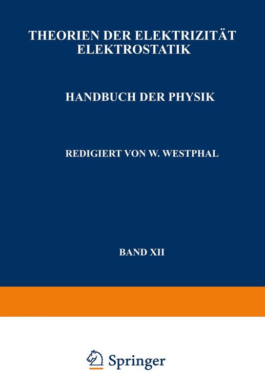 Produktbild: Theorien der Elektrizit&auml;t Elektrostatik