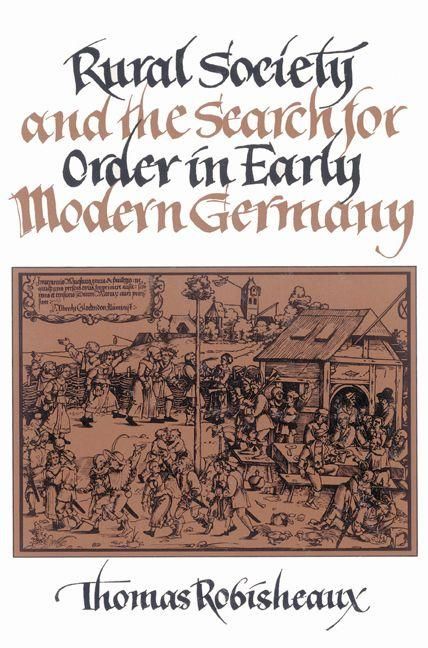 Produktbild: Rural Society and the Search for Order in Early Modern Germany