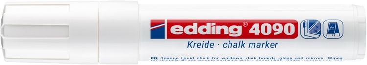 Produktbild: edding 4090 Kreidemarker WindowMarker 4-15mm wei&szlig;