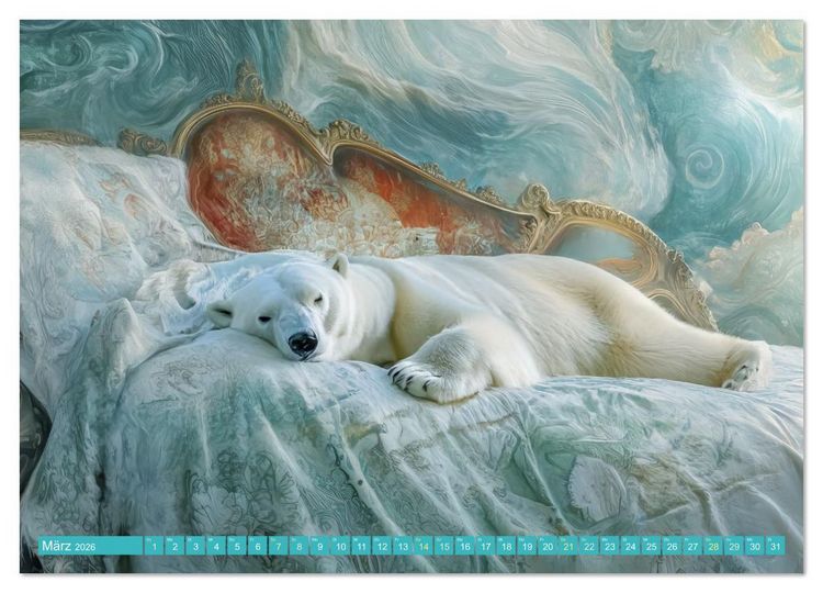 Produktbild: Traumhafte Illusionen - Imagin&auml;r und surreal (hochwertiger Premium Wandkalender 2026 DIN A2 quer), Kunstdruck in Hochglanz