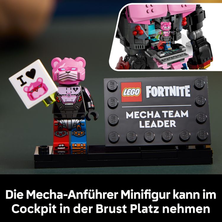 Produktbild: LEGO Fortnite 77078 Mecha-Anf&uuml;hrer, Bauset f&uuml;r Erwachsene mit Figur