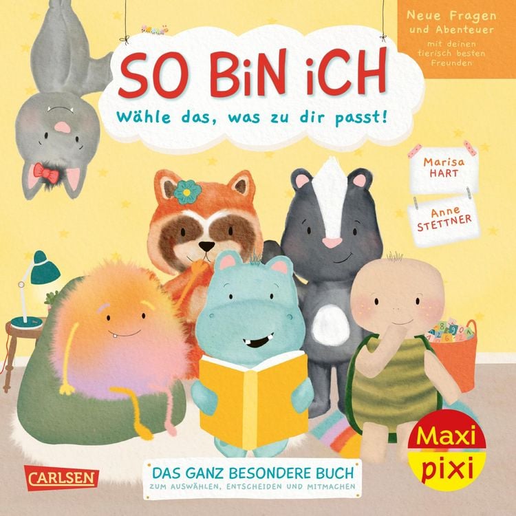 Produktbild: Maxi Pixi 481: So bin ich: Neue Fragen und Abenteuer mit deinen tierisch besten Freunden