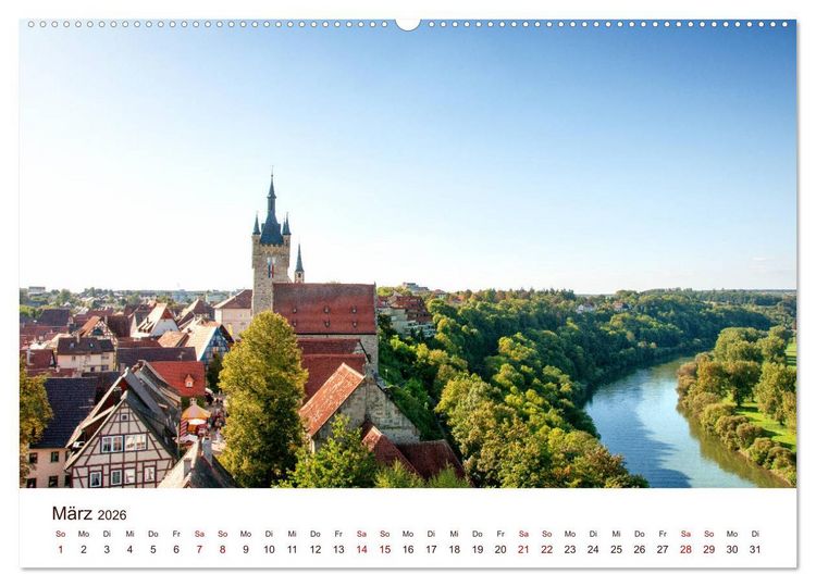 Produktbild: Bad Wimpfen. (Wandkalender 2026 DIN A2 quer), CALVENDO Monatskalender
